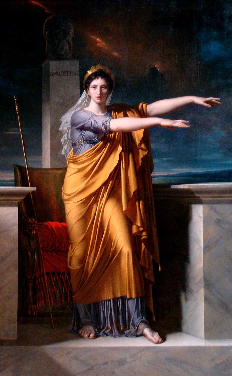 Polyhymnia, Muse of Eloquence, Charles Meynier
