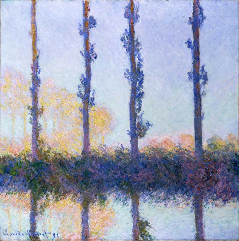 The Four Trees. Claude Monet