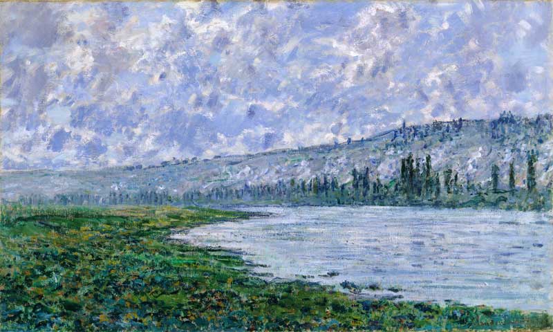 The Seine at Vetheuil. Claude Monet