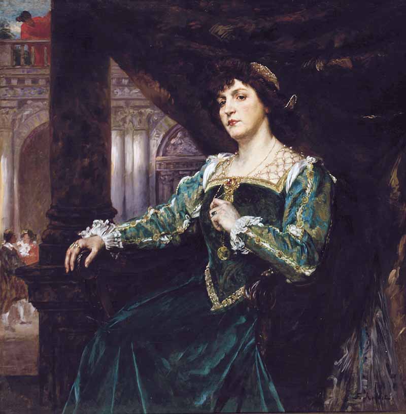Portrait of Madame ClémenceauFerdinand Roybet