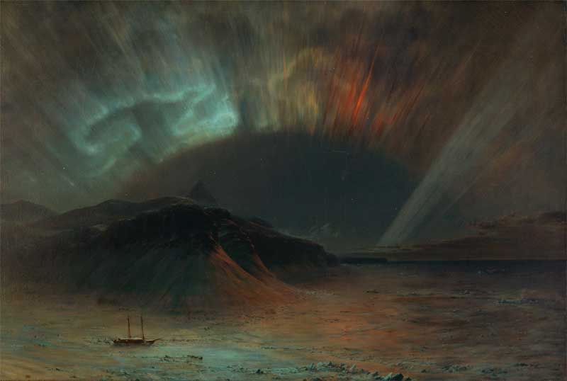 Aurora Borealis. Frederic Edwin Church