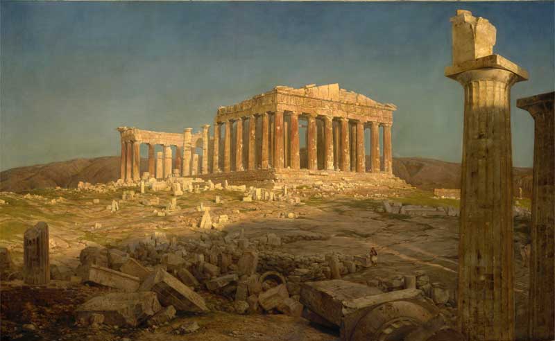 The Parthenon. Frederic Edwin Church