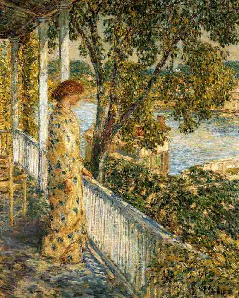 Listening to the Orchard Oriole, Frederick Childe Hassam