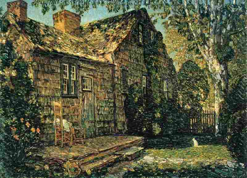 Little Old Cottage, Egypt Lane, East Hampton, Frederick Childe Hassam