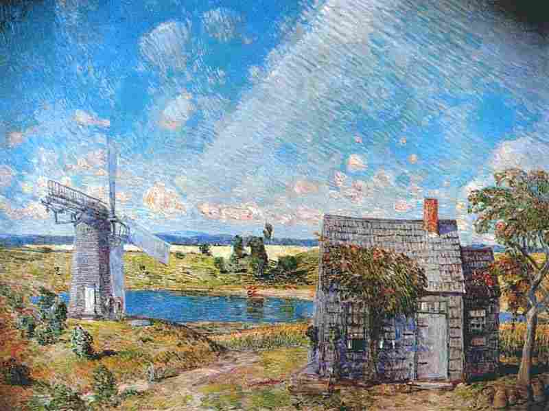 Old Long Island Landscape, Frederick Childe Hassam