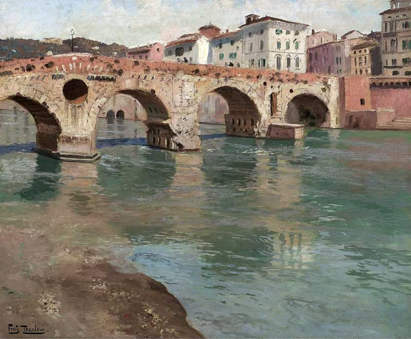 Ponte Pietra, Verona, Frits Thaulow