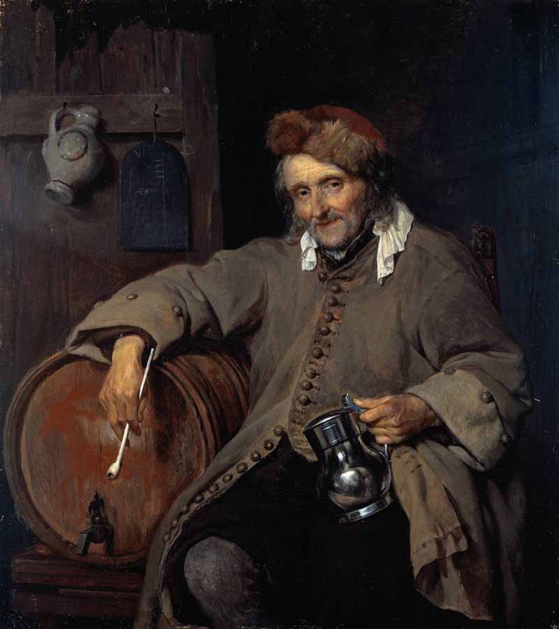 The Old Drinker, Gabriel Metsu