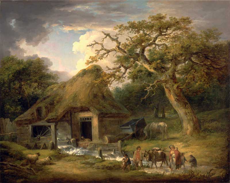 The Old Water Mill. George Morland