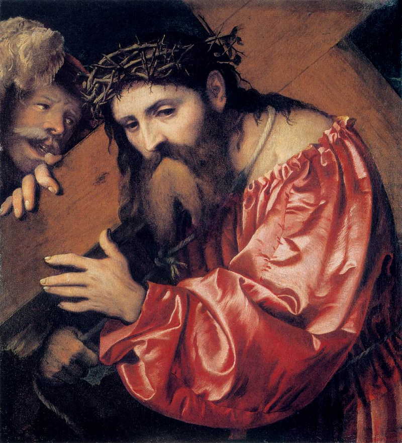 Christ Carrying the Cross. Girolamo Romanino