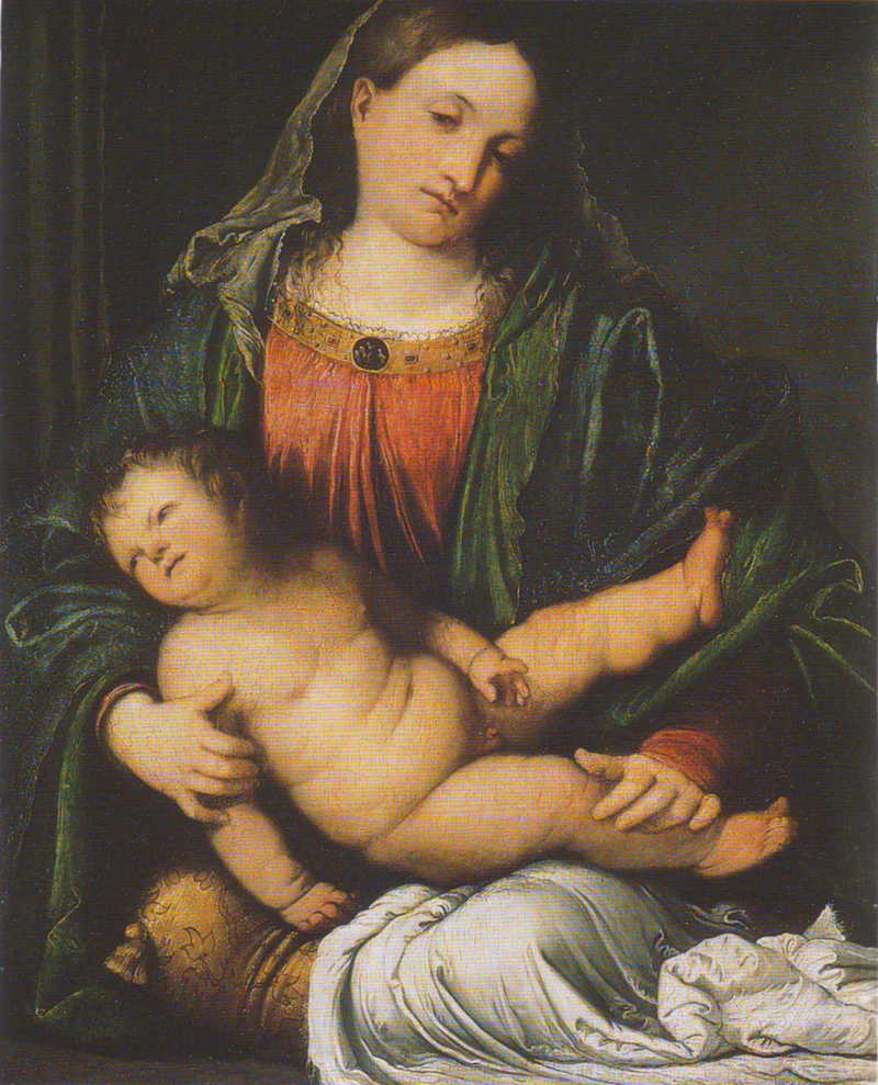 Madonna monti. Girolamo Romanino
