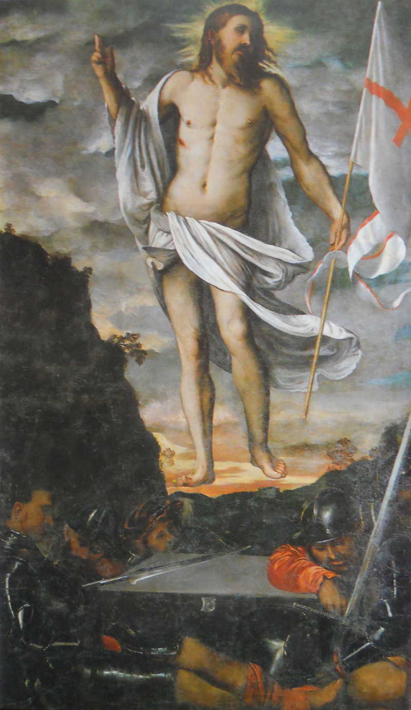 Resurrection of Christ . Girolamo Romanino