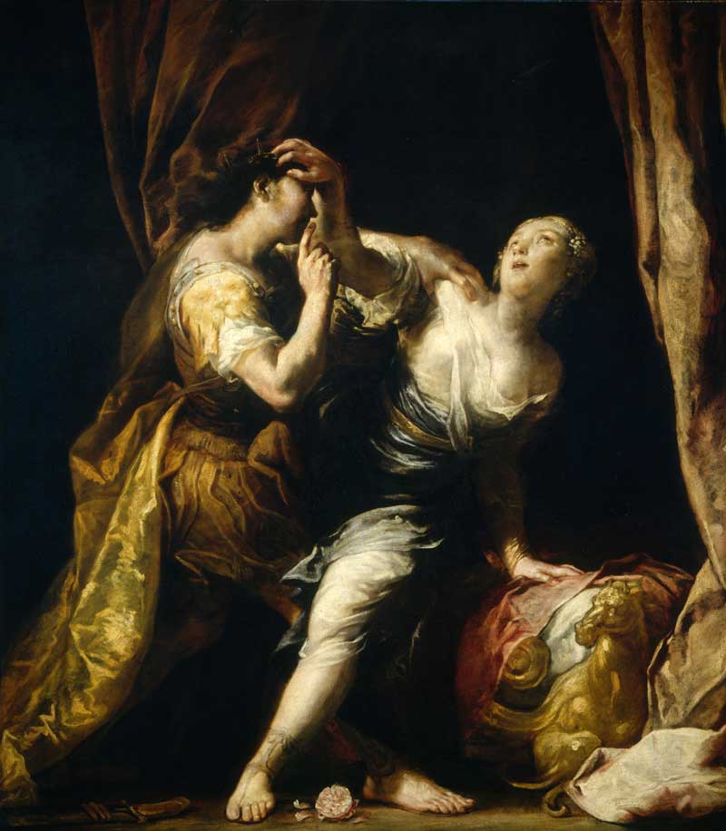 Tarquin and Lucretia, Giuseppe Maria Crespi