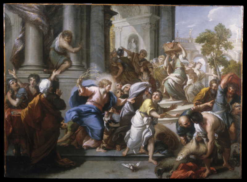 The Cleansing of the Temple .  Giuseppe Passeri