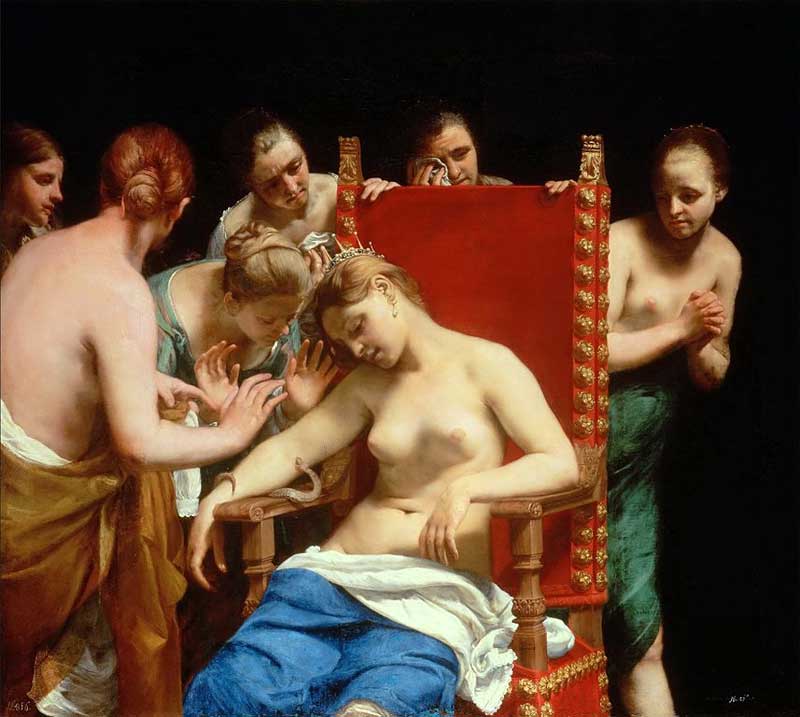 Death of Cleopatra. Guido Cagnacci