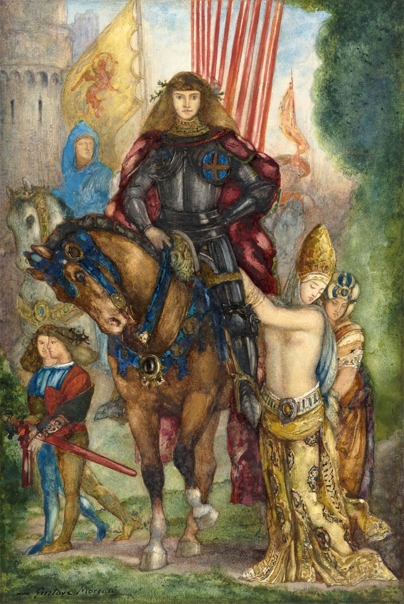 Trooper and Captives. Gustave Moreau