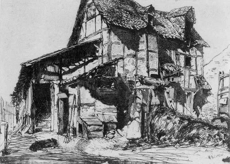 The Unsafe Tenement, James Abbott McNeill Whistler