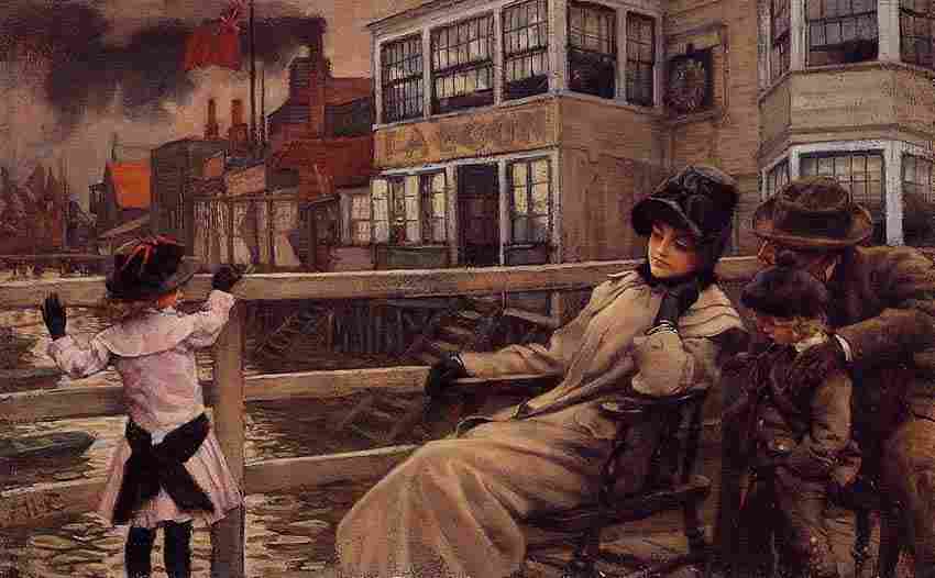 Waiting for the Ferry, James Tissot