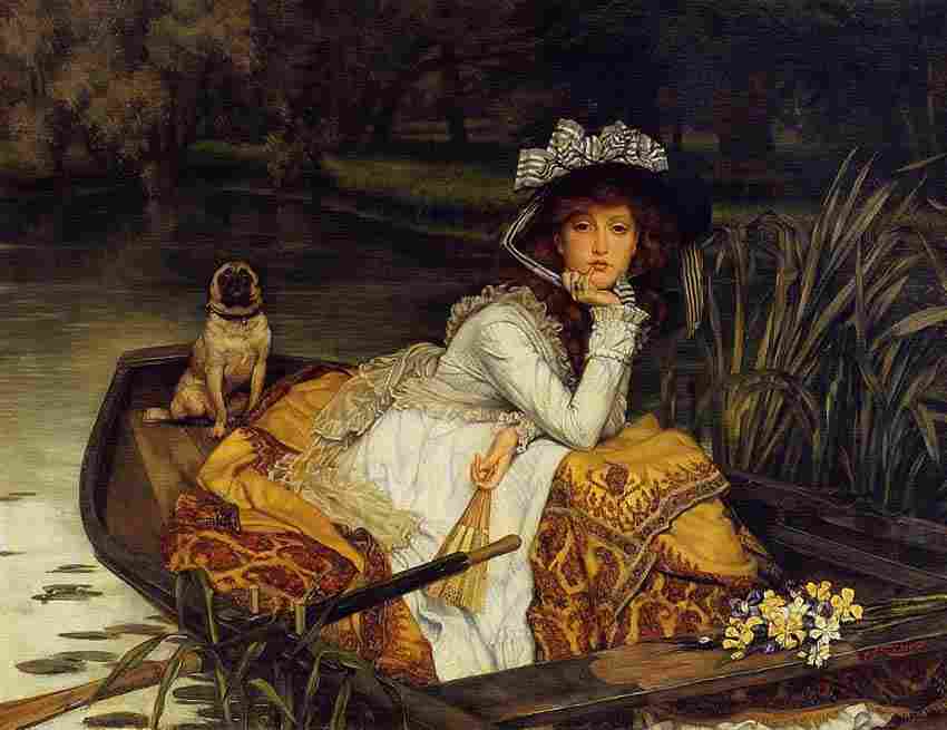 Young Lady in a Boat, James Tissot