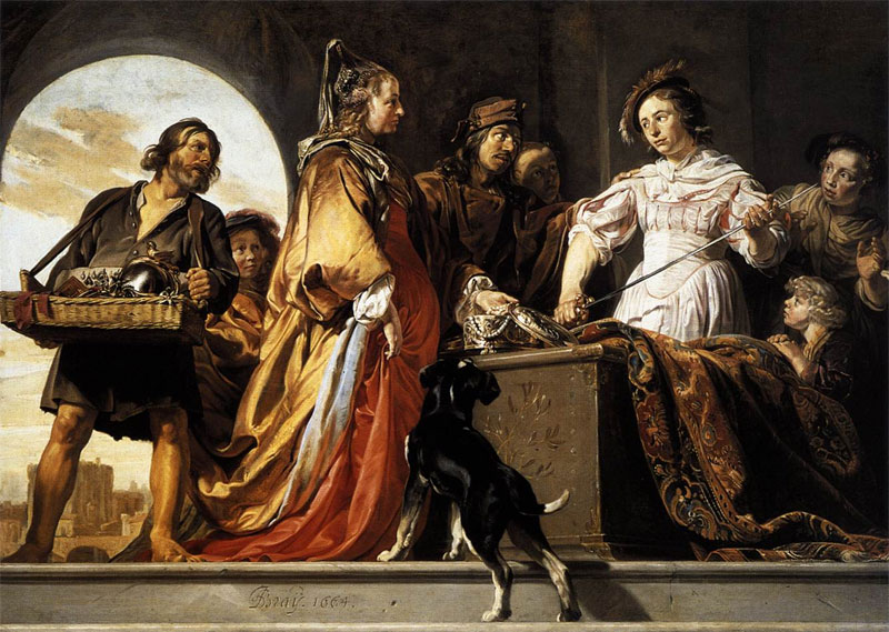 The Discovery of Achilles among the Daughters of Lycomedes. Jan de Bray