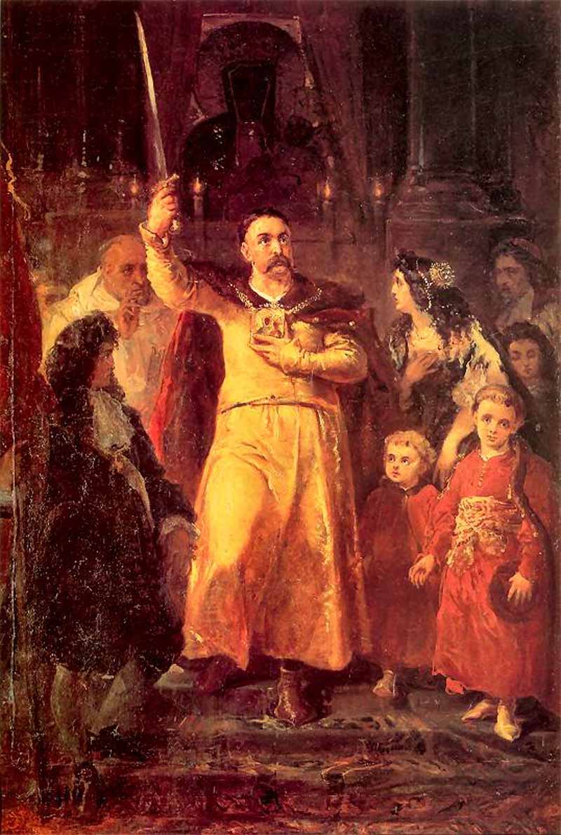 Jan III Sobieski in Czestochowa, Jan Matejko