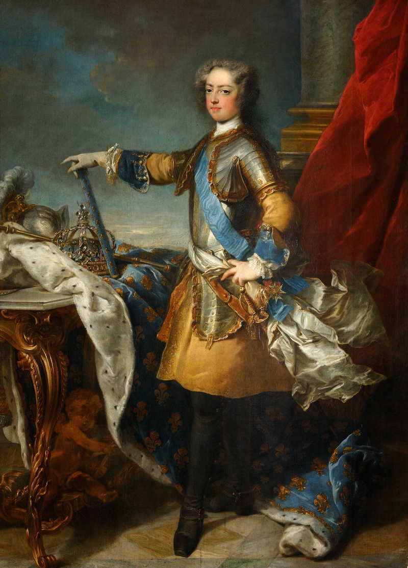 Louis Xv King Of France And Navarre 1710 1774 Jean Baptiste Van Loo