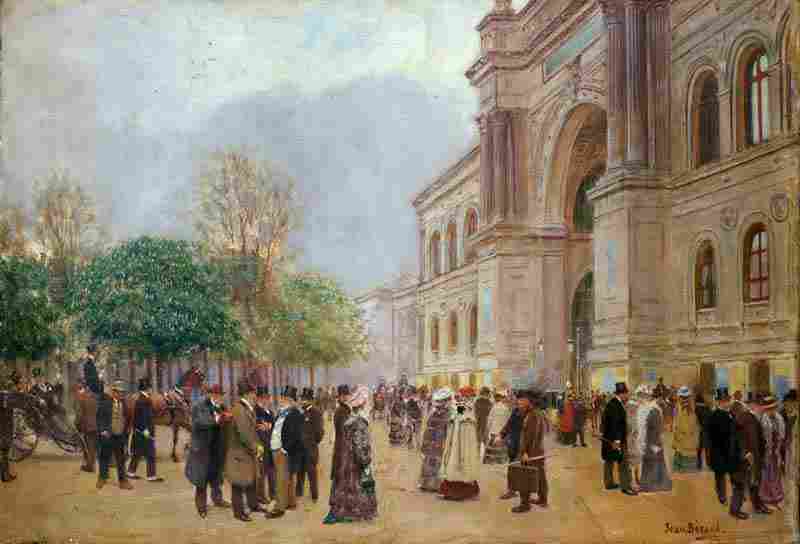 Exit the Palace of Industry, Jean Beraud
