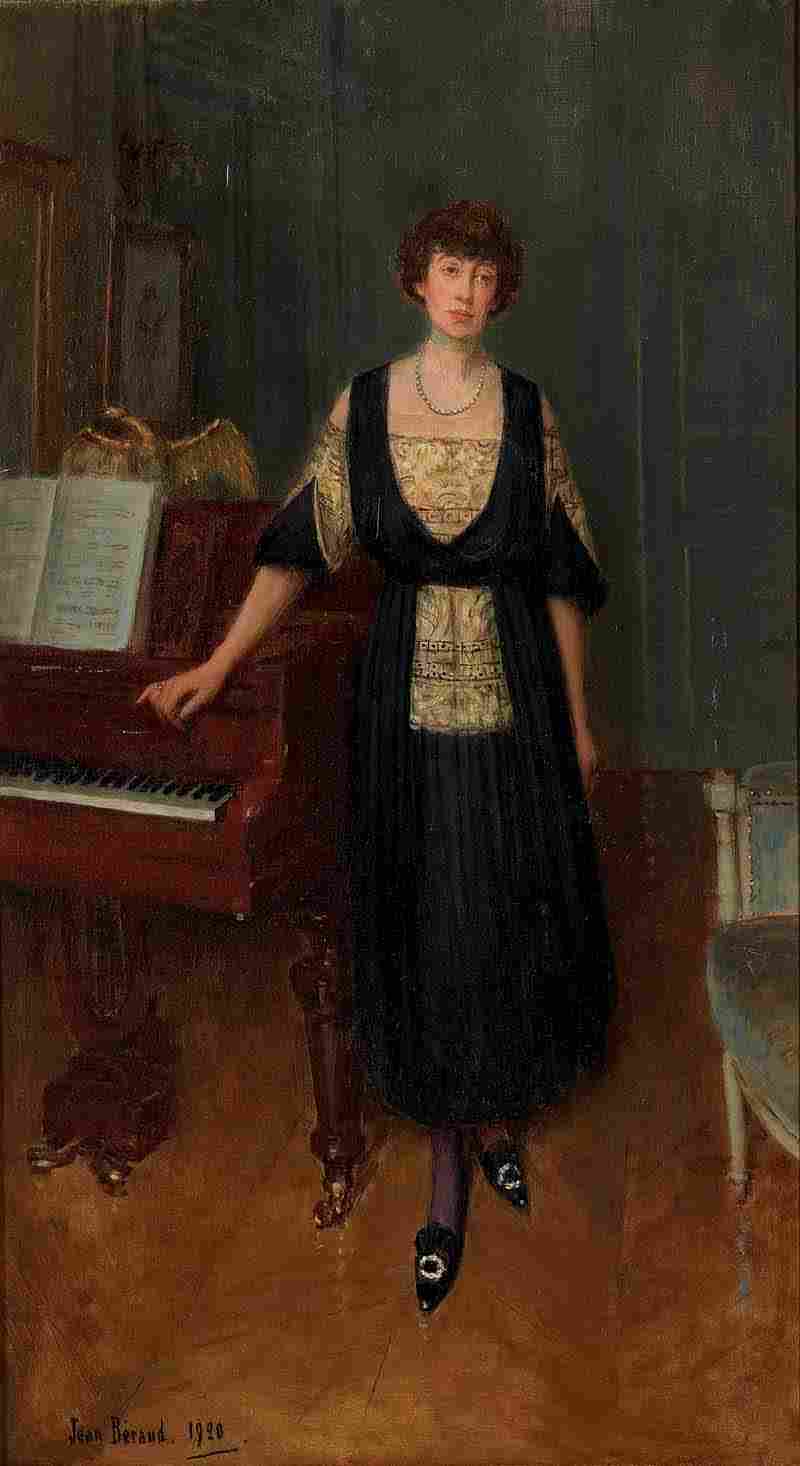 Lady at the Piano , Jean Beraud