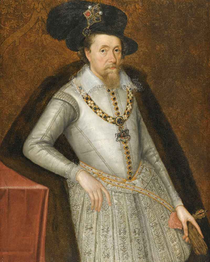James I of England  John de Critz