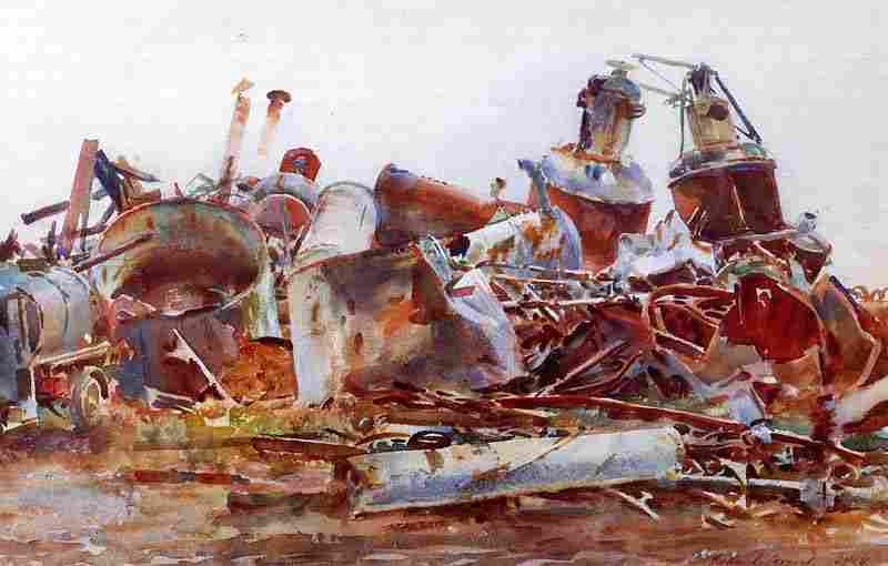 The Wrecked Sugar Refinery, John Singer Sargent