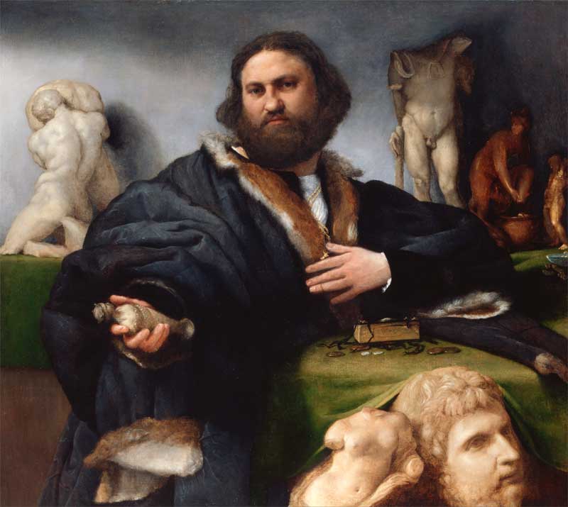 Portrait of Andrea Odoni. Lorenzo Lotto