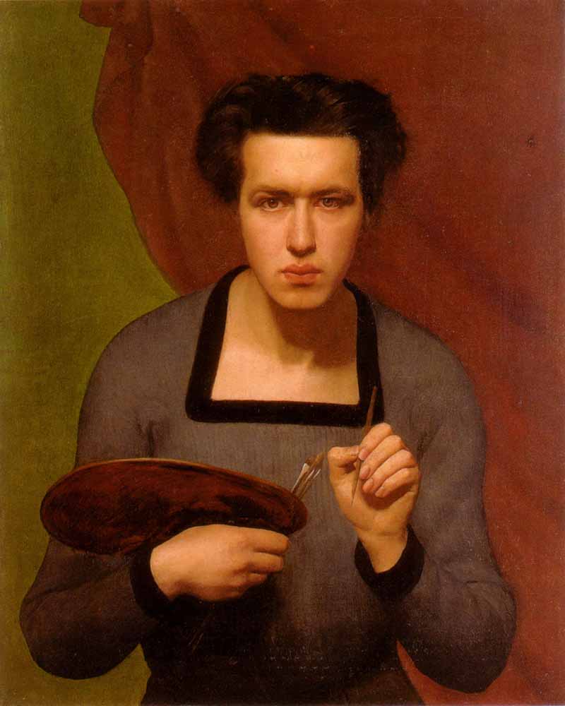 Portrait of the Artist. Louis Janmot