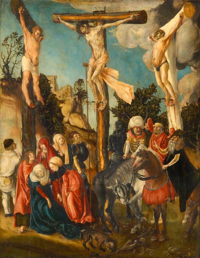 Crucifixion . Lucas Cranach the Elder