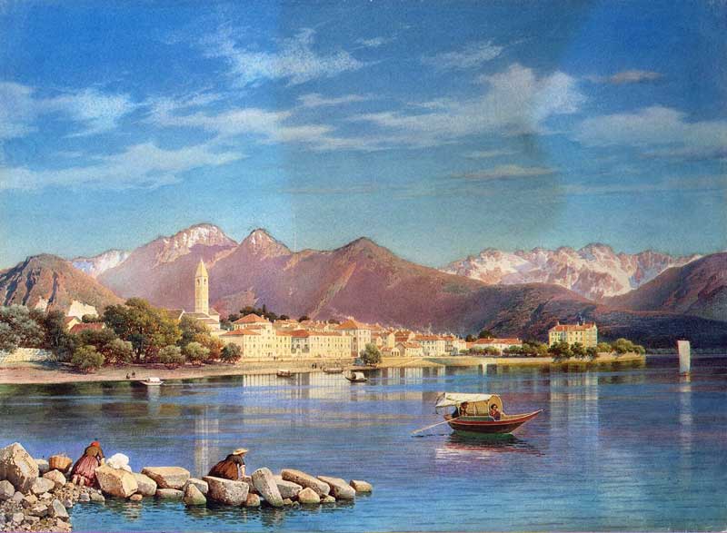 View of Lake Maggiore, Luigi Premazzi