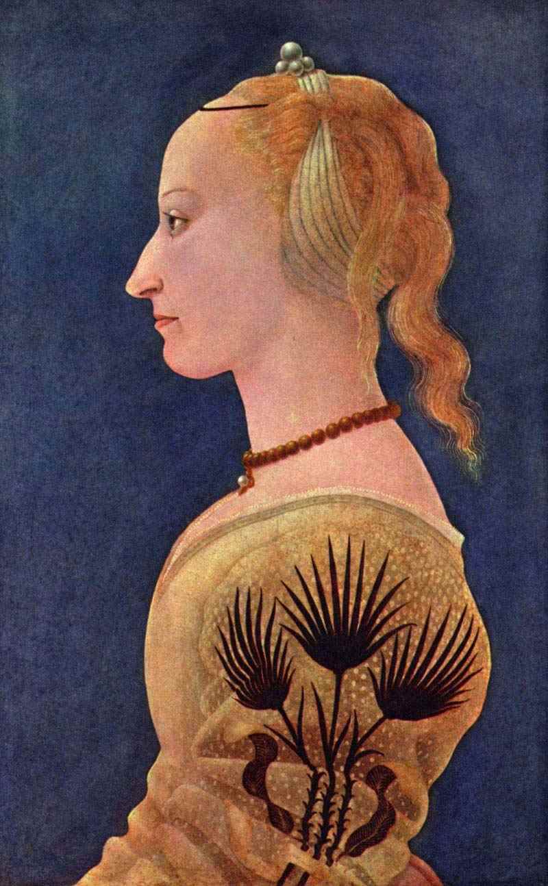 Portrait of a Lady in Yellow, Alesso Baldovinetti