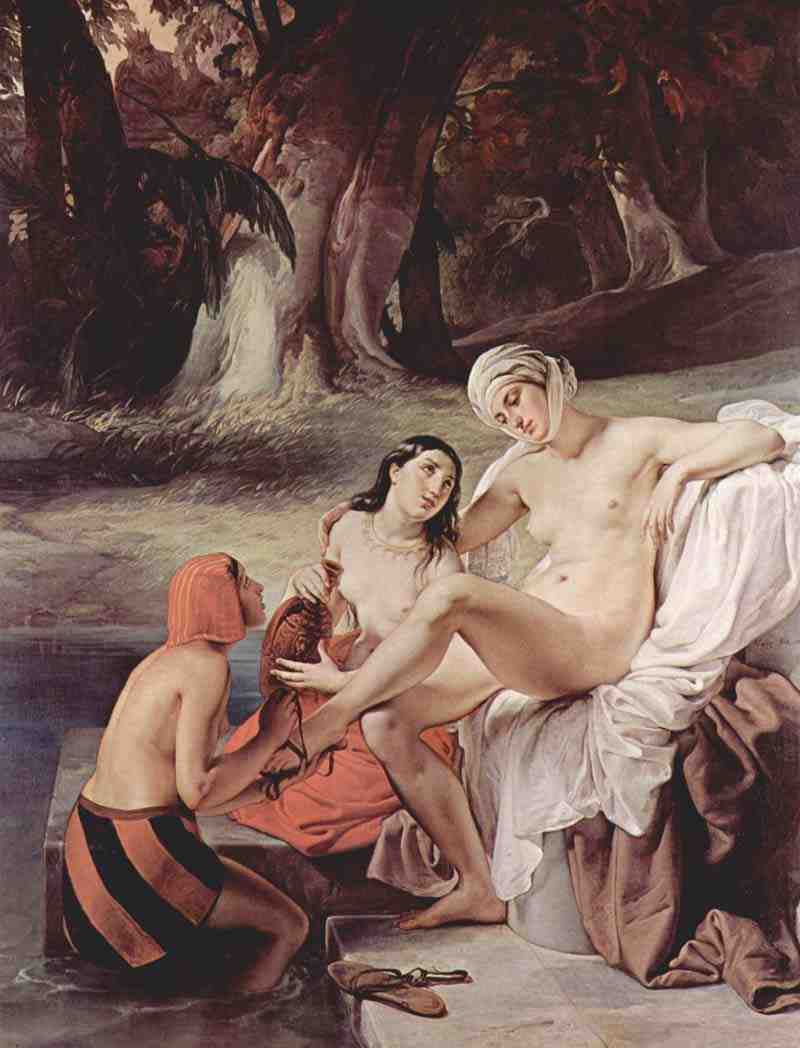Bathsheba in the bath, Francesco Hayez