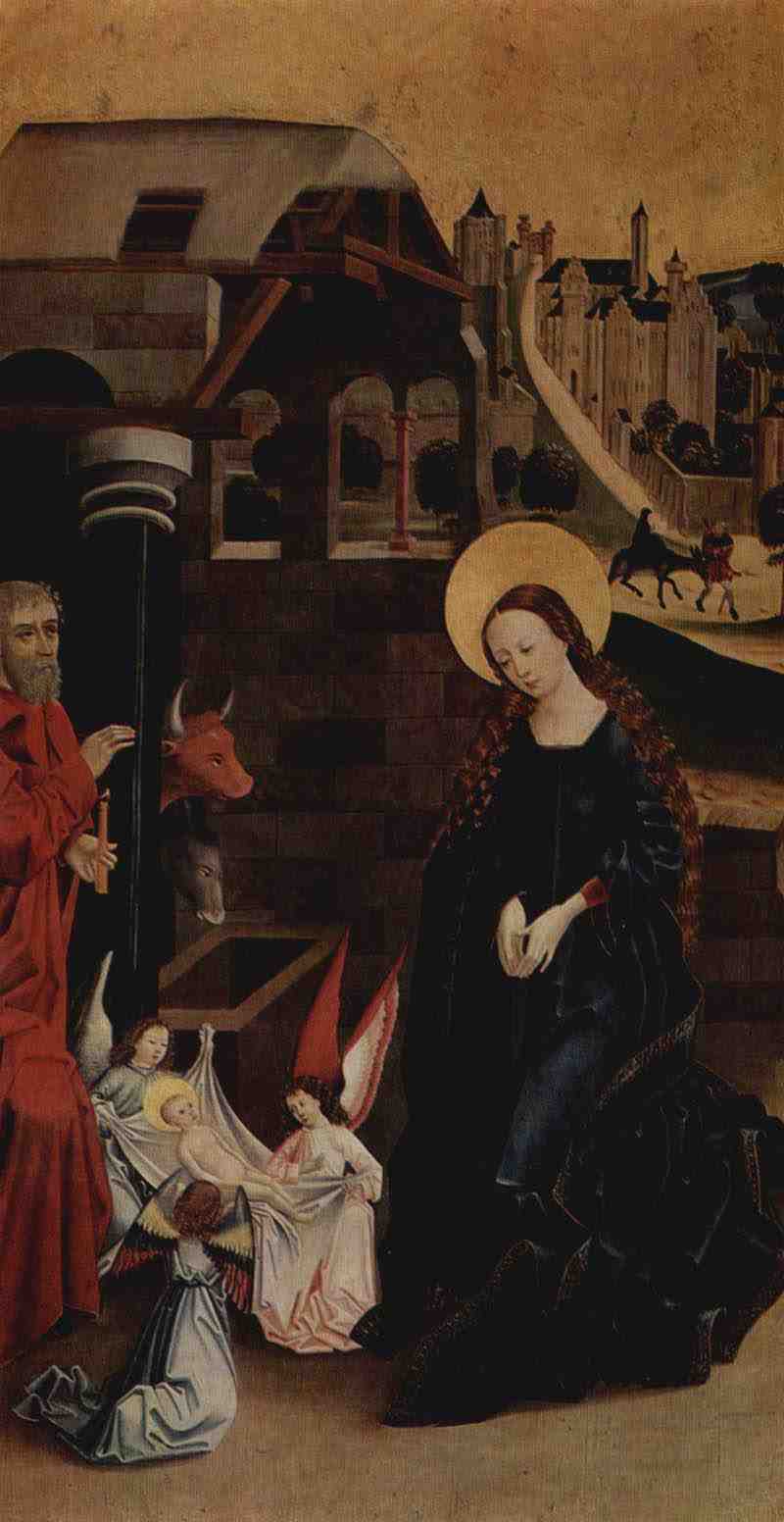 Nativity, Adoration of the Christ Child. Friedrich Herlin (Cicle)