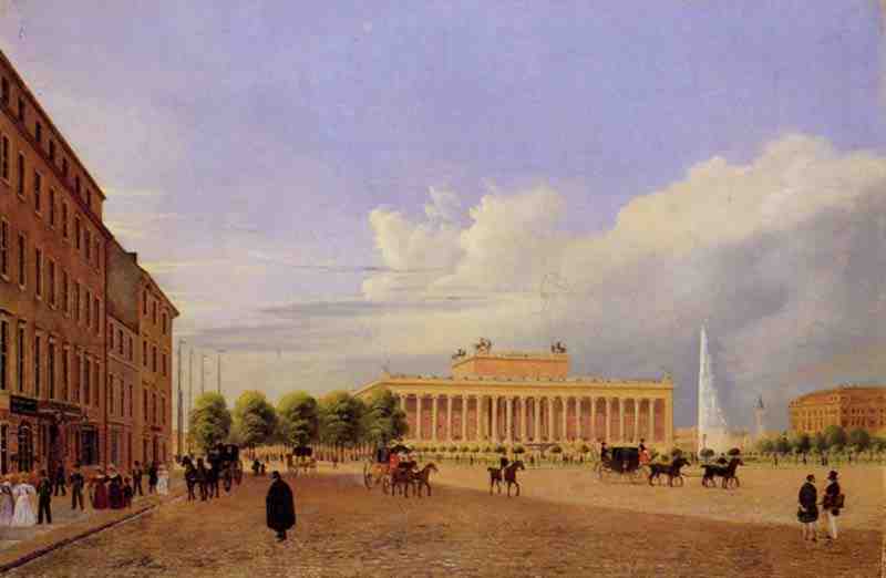 Berlin, Altes Museum of the Castle of freedom. Johann Heinrich Hintze