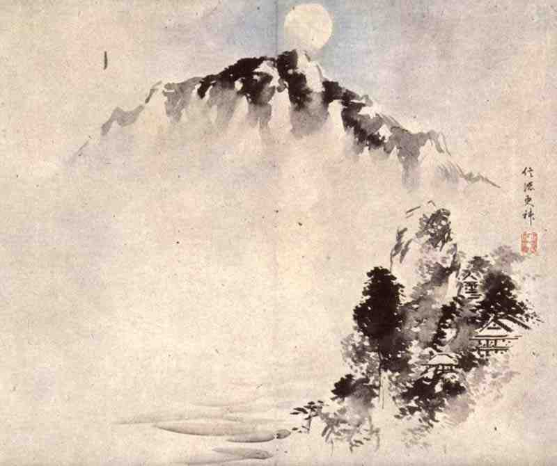 Landscape. Ando Ichiryusai Hiroshige