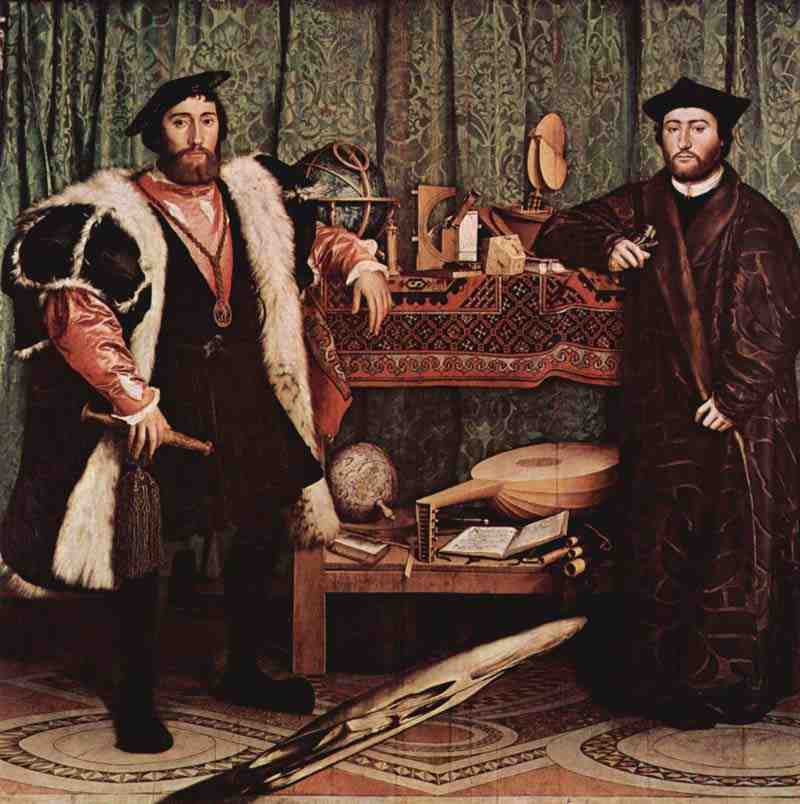 Portrait of the French ambassador Jean de Georges de Selve Dinteville and at the court of England, Hans Holbein the Younger