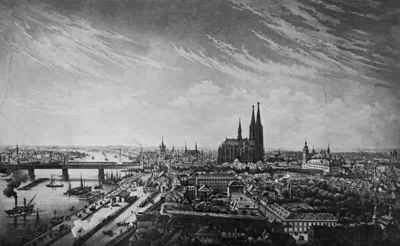 Cologne, View from St. Kunibert . A. Holzer