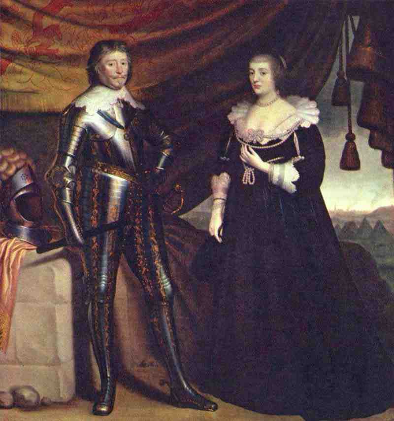 Portrait of Prince Frederik Hendrik and Amalia van Solms. Gerard van Honthorst