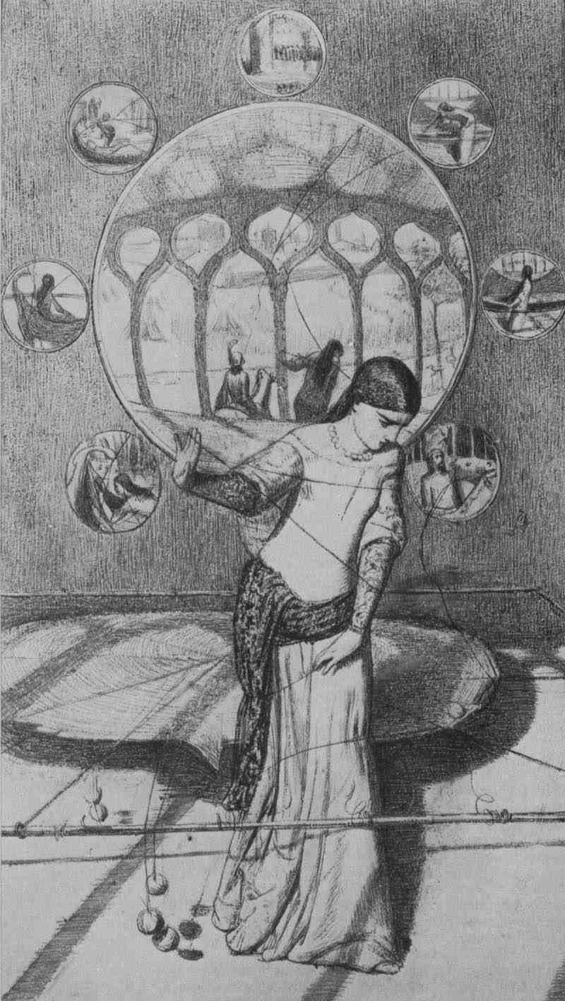 The Lady of Shalott. William Holman Hunt
