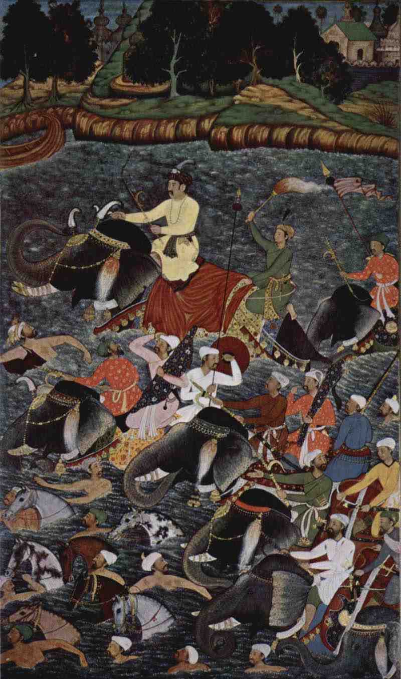 Akbar-Nâma of Abû'l Fazl, Scene. Ikhlas