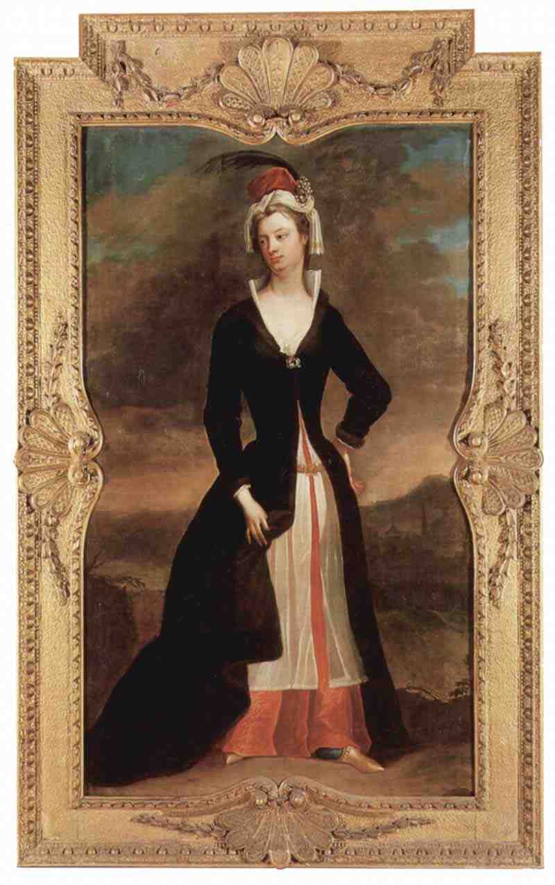 Portrait of Lady Mary Wortley Montagu. Charles Jervas