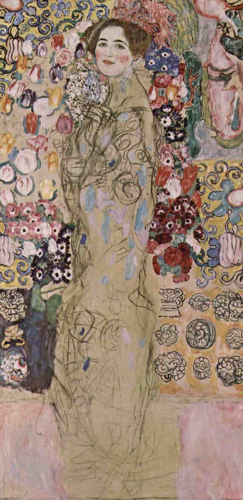 Portrait of Maria Munk, Gustav Klimt