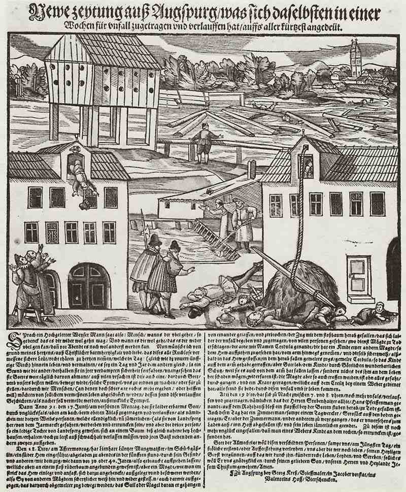 Accidents at Augsburg during the week according to section 17 Juni 1591, Georg Kress
