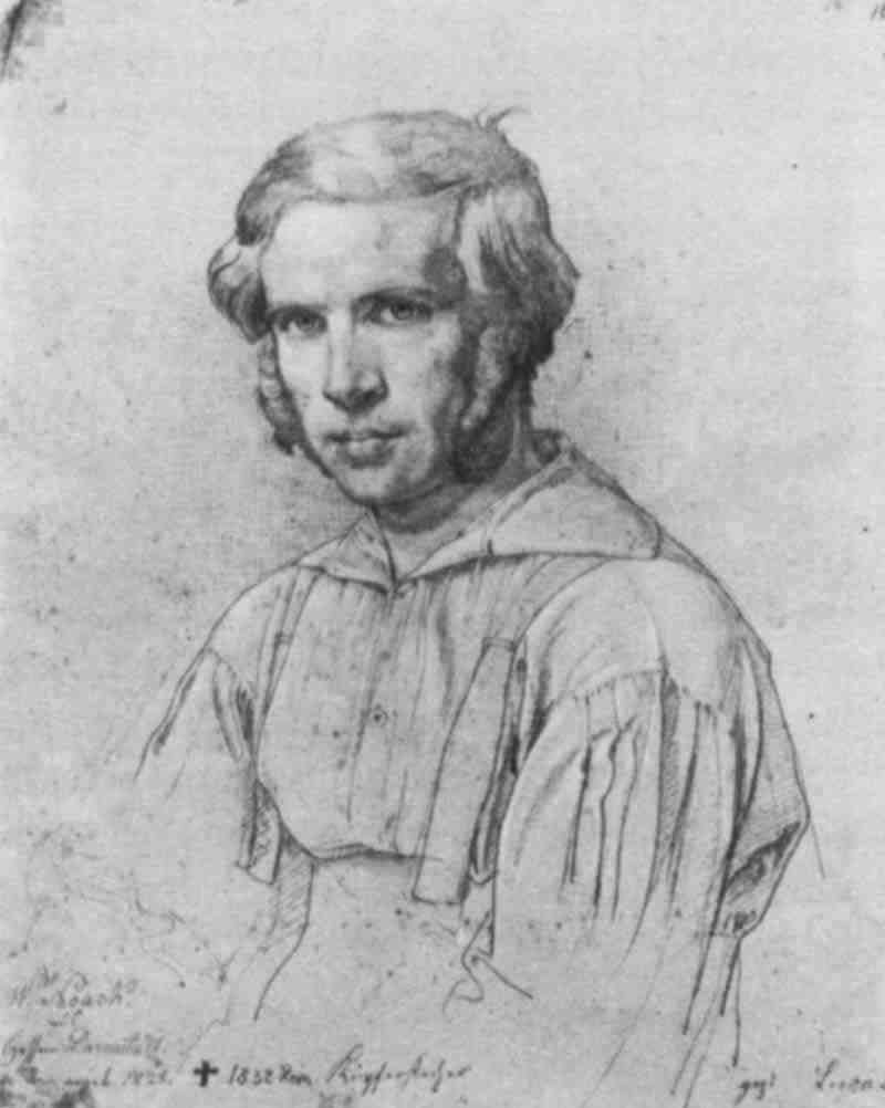 Portrait of Wilhelm Noack. August Lucas
