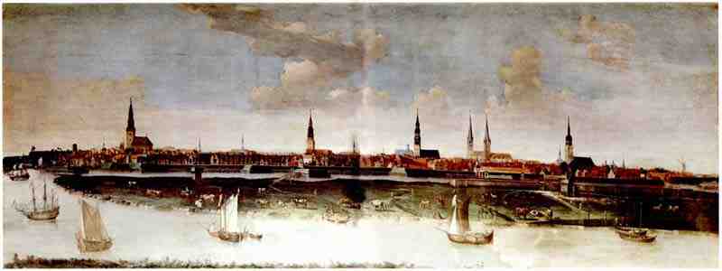 Hamburg, overview, Elbe side. Joachim Luhn