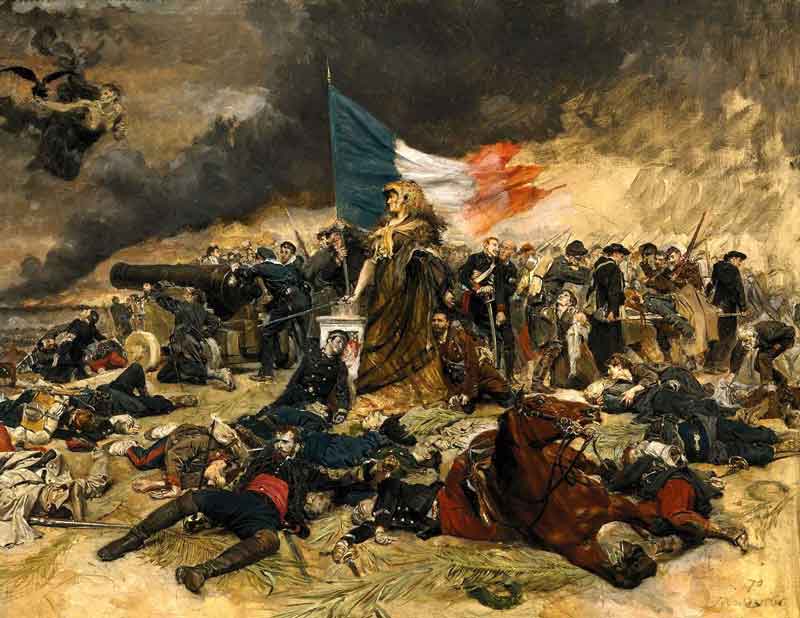Siege of Paris. Ernest Meissonier