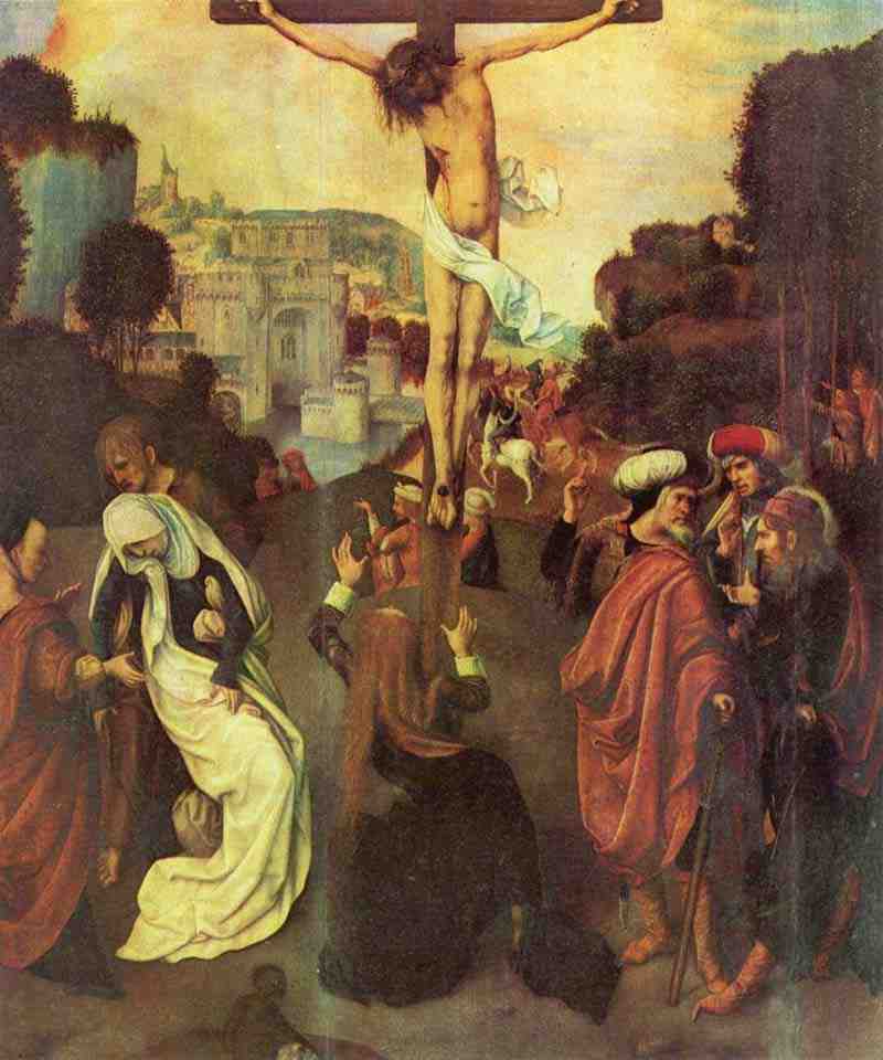 Crucifixion. Master of the Virgo inter Virgines